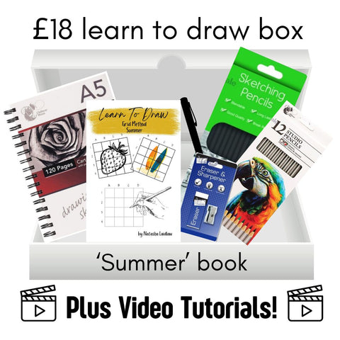 Learn to draw book kit -Summer theme
