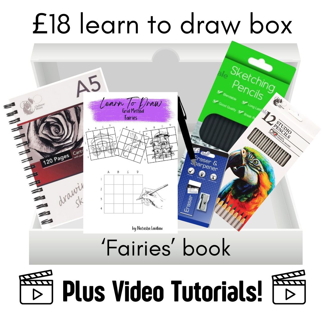 Learn to draw book kit - Fairies theme