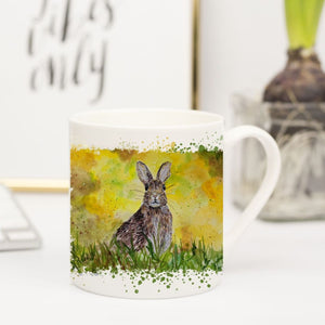 Nature's Own - Bone China Mug - Field Rabbit