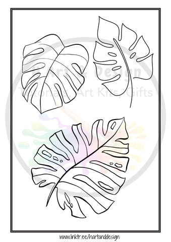 Leaf colouring in sheets, learn to draw sheets,  printable colouring in,  printable colouring page, download colouring page