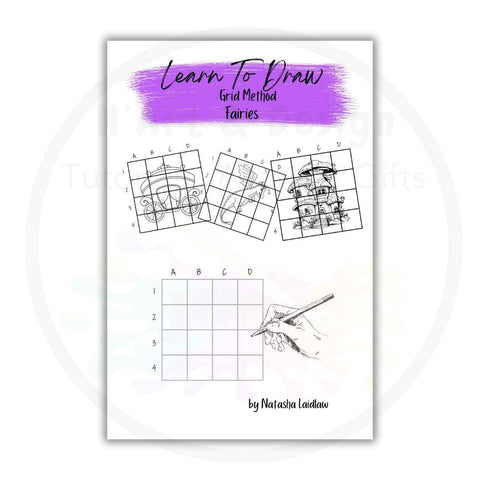 Learn to Draw Step by Step Book - Fairies