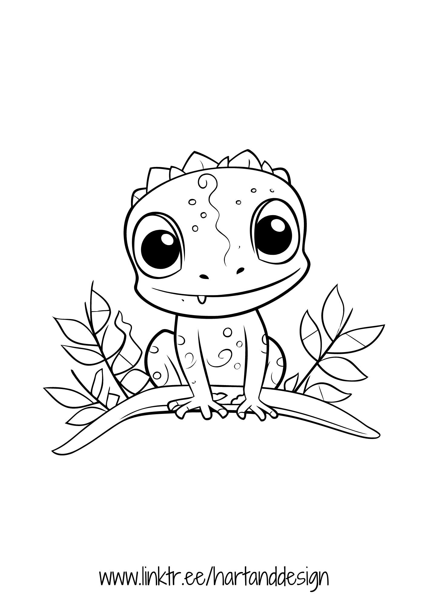 Lizard colouring in sheets, learn to draw sheets,  printable colouring in,  printable colouring page, download colouring page