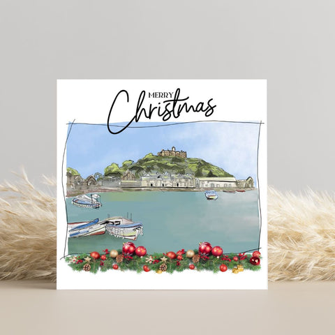 Christmas Card -  St Michaels Mount, Cornwall