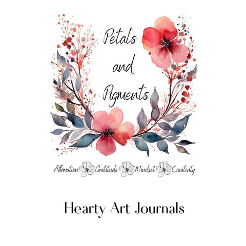 Petals and Pigments - Journal and adult colouring book (physical book)