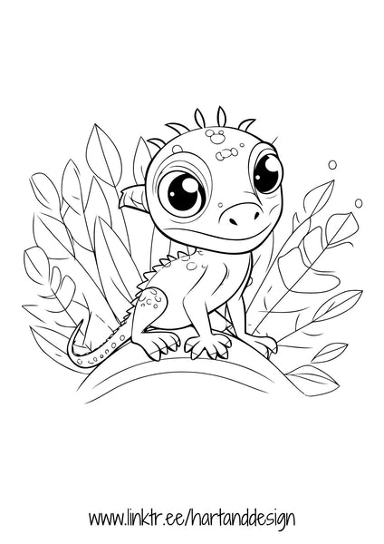 Lizard colouring in sheets, learn to draw sheets,  printable colouring in,  printable colouring page, download colouring page