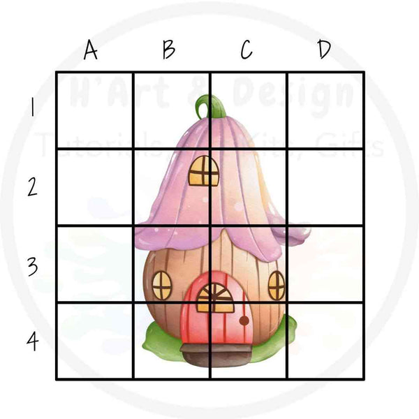 Learn to draw Fairies -grid method - for all ages at beginner level (download printable)