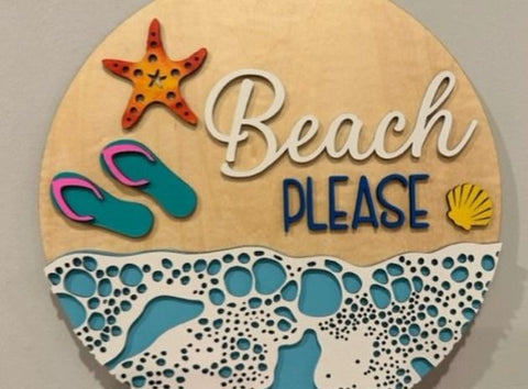 Beach Sign Kit - With You Tube video