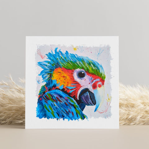Nature's Own - Greetings card - Rainbow Parrot
