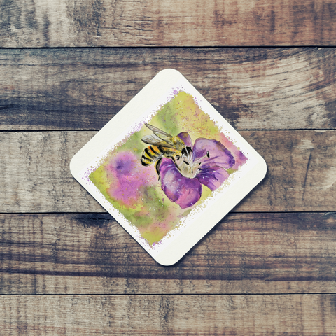 Nature's Own - Coaster - Bumble Bee on flower