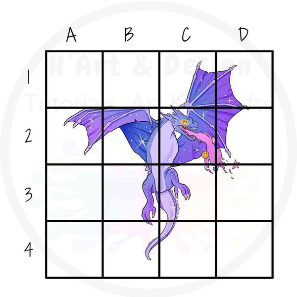 Learn to draw Fairies -grid method - for all ages at beginner level (download printable)