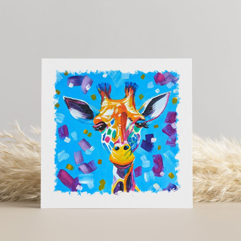 Nature's Own - Giraffe - Greetings Card