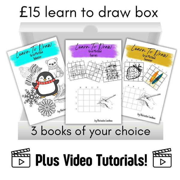 Learn to draw book bundle - choose three learn to draw books