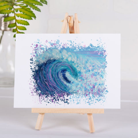 Nature's Own - Rainbow Wave - Greetings Card