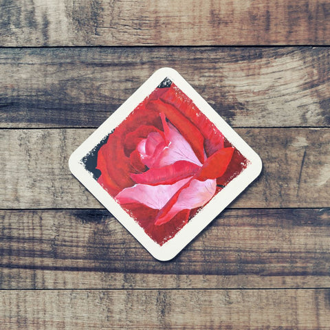 Nature's Own - Coaster - Red Rose