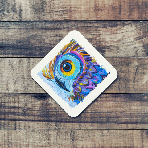Nature's Own - Coaster - Rainbow Owl