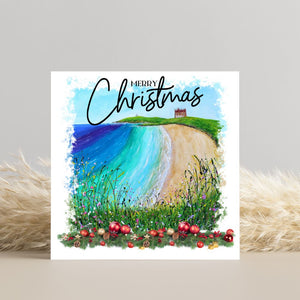 Christmas Card - Fistral Beach, Newquay, Cornwall