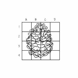 Winter Grid Learn to draw Winter -grid method - for all ages at beginner level (do ...