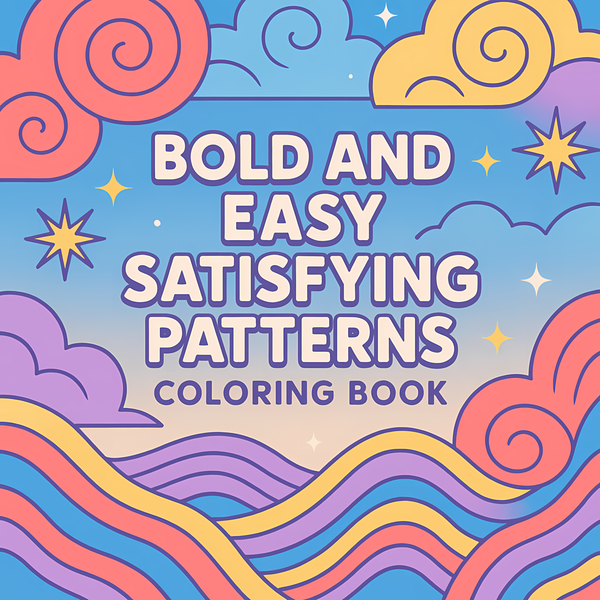 Bold Satisfying Patterns Colouring Pack