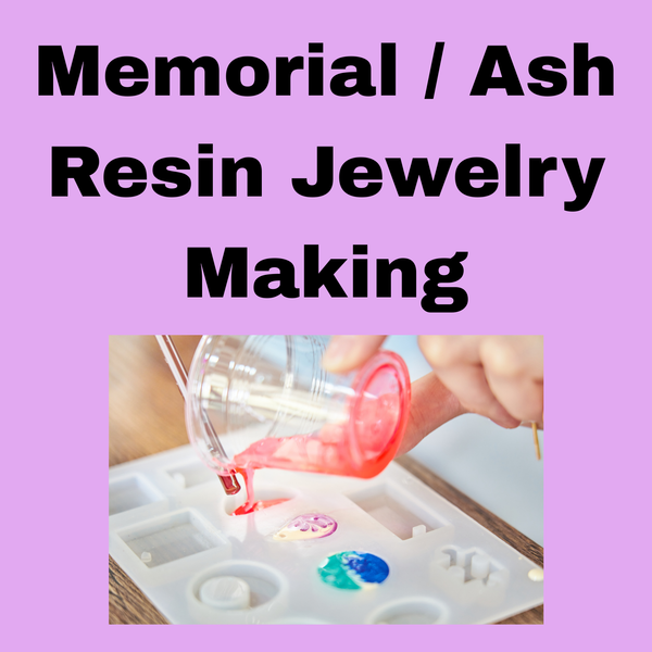 Memorial Ash Resin workshop 90 minutes - The Create Space Newquay