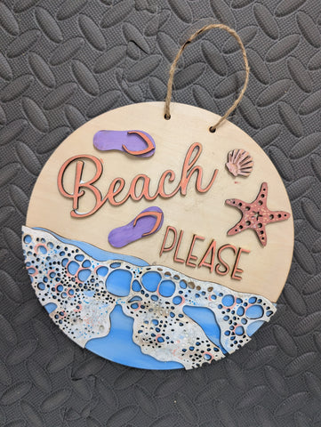 Beach Sign Workshop, Saturday 9th August, Newquay art workshop