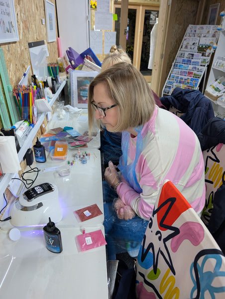 Memorial Ash Resin workshop 90 minutes - The Create Space Newquay