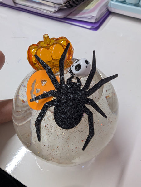 October only!! make and decorate a glow in the dark snow globe - The Create Space Newquay