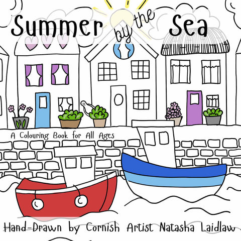 Colouring Book - Summer by the Sea - For all ages