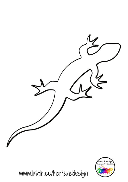 Lizard colouring in sheets, learn to draw sheets,  printable colouring in,  printable colouring page, download colouring page