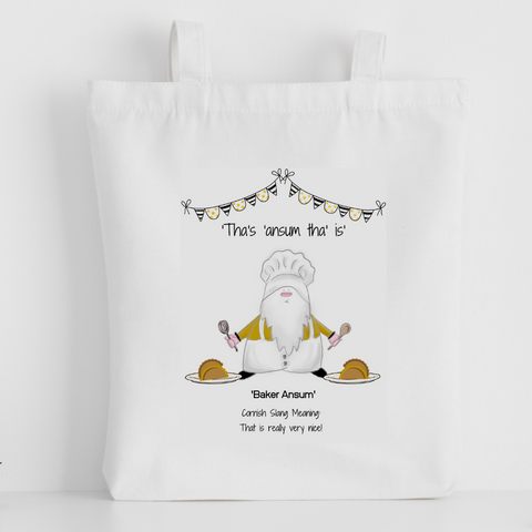 The Cornish Gnome Baker Ansum Tote Bag