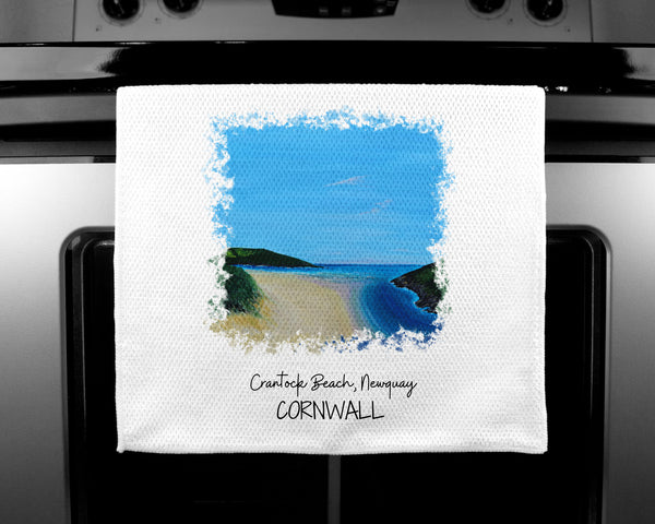 Crantock Beach Art Gift Homeware Bundle