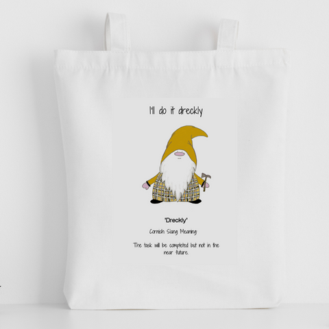 The Cornish Gnome Dreckly Tote Bag