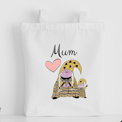 The Cornish Gnome Mothers Day Tote Bag - Mum Toddler Girl