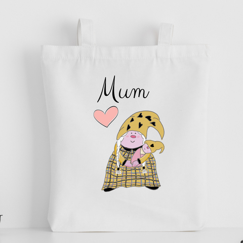 The Cornish Gnome Mothers Day Tote Bag - Mum Baby Girl