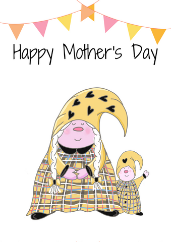 The Cornish Gnome Toddler Boy Mother's Day Card