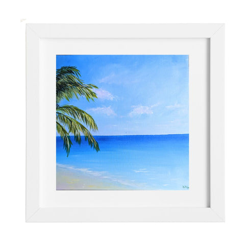 Nature's Own -  tropical beach painting as a print