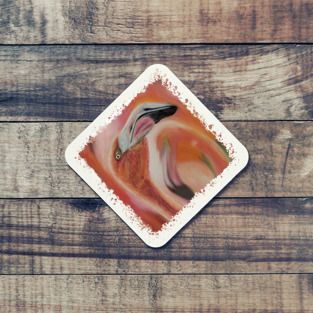 Nature's Own - Coaster -Flamingo - HartandDesign