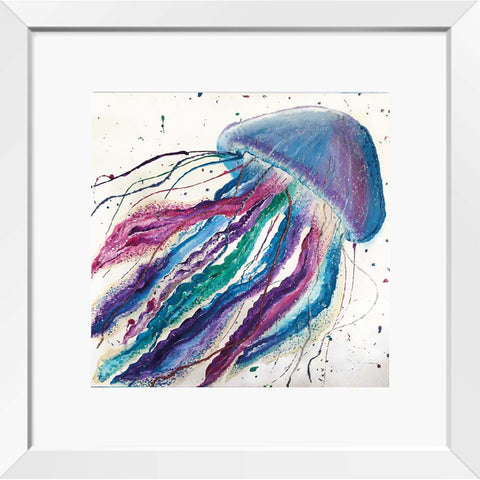 Nature's Own - Jellyfish painting (Jubilant Jellyfish) | Print - HartandDesign