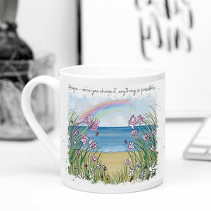 Quote Art Mug, Hope - HartandDesign