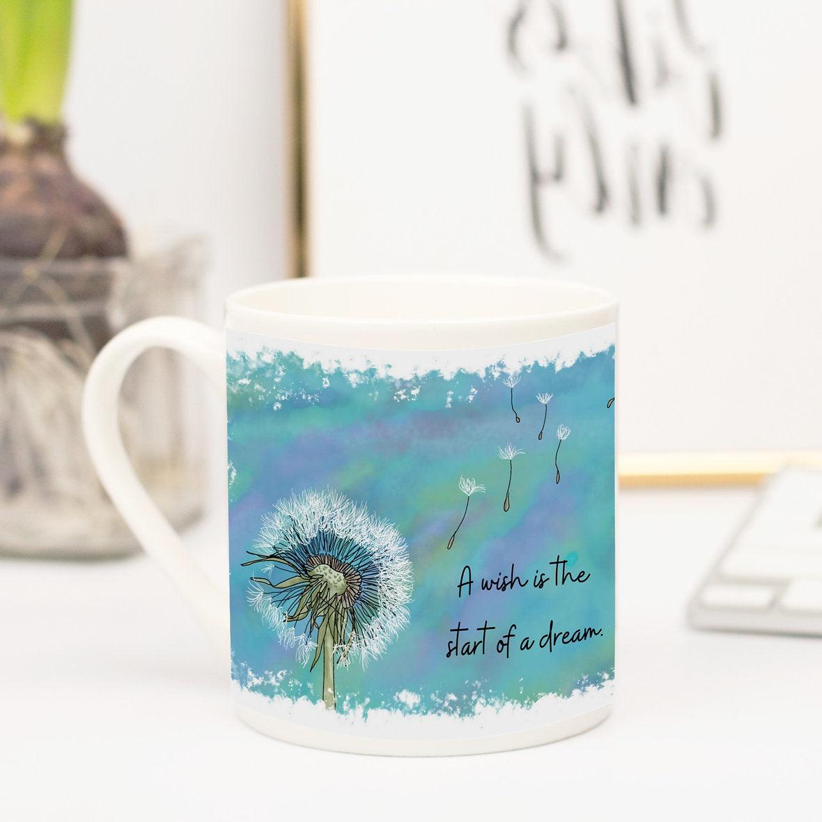 Quote Art Mug, The Wish - HartandDesign