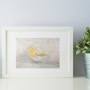 Nature's Own - Robin Snow print - HartandDesign