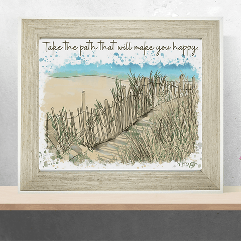 Quote Art Print, The Path - HartandDesign