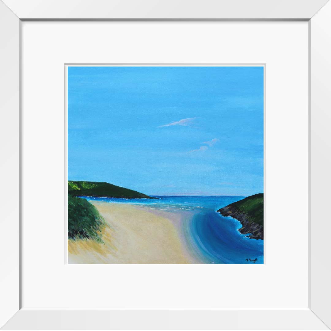 Art of Cornwall - Crantock Beach - Art Print - HartandDesign