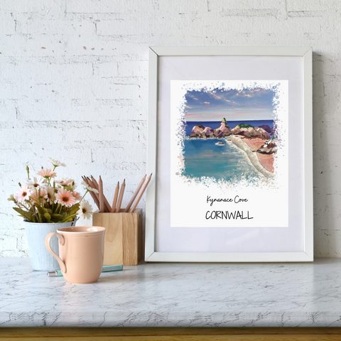 Art of Cornwall - Kynance Cove, Cornwall - Art Print - HartandDesign
