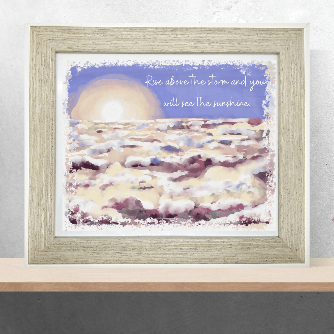 Quote Art Print, Storm - HartandDesign