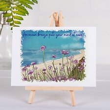 Quote Art from the Heart Greetings Card - Breeze - HartandDesign