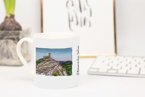 Art of UK, Bone china mug, St Michael De Rupe, Tavistock, Devon - HartandDesign